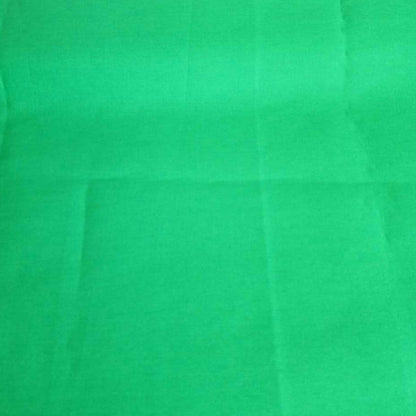 Buesso - Tissu en coton uni VERT pour femmes