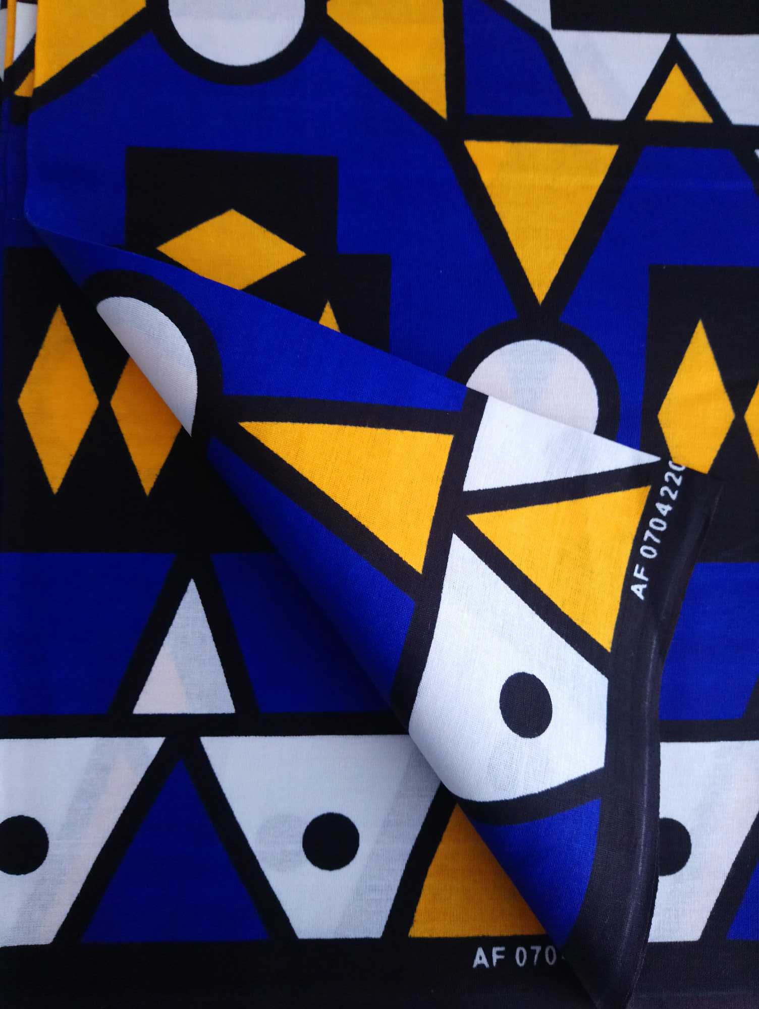  Pagne WAX SAMAKAKA BLEU