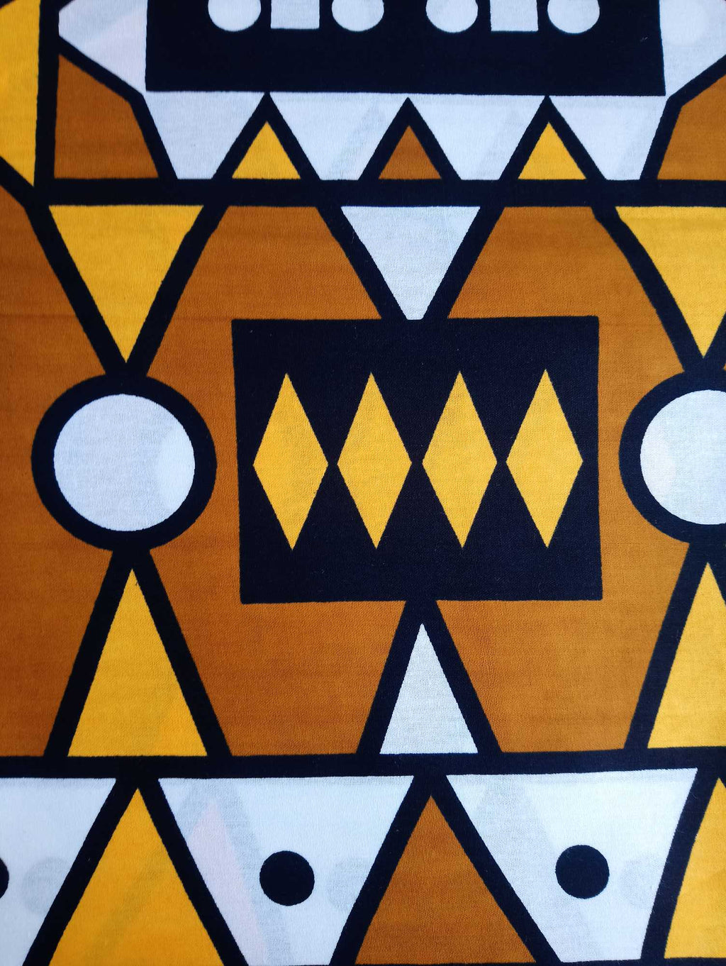 Pagne WAX SAMAKAKA MARRON