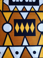 Pagne WAX SAMAKAKA MARRON